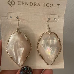 Kendra Scott Ivory Mother of Pearl Earrings